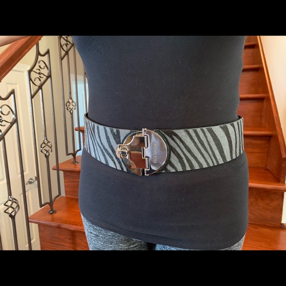 NEW Michael Kors Fur Belt - Picture 2 of 5